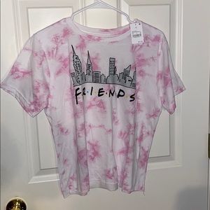 friends tie die t shirt
